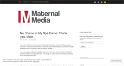 Desktop Screenshot of maternalmedia.com